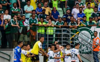 Coritiba vence o Palmeiras e respira na luta contra o rebaixamento